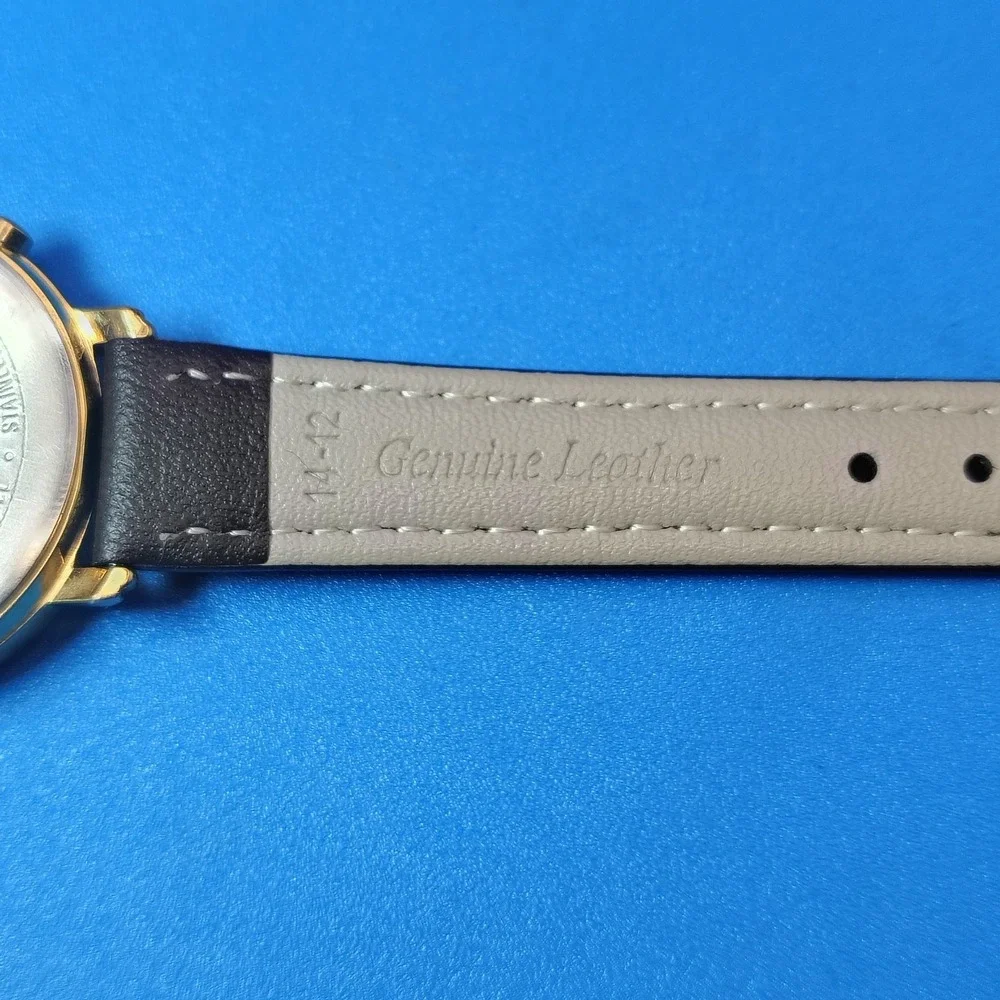 Vintage 1994 Timex 36mm Gold Tone Mens Quartz Dress Watch Restored (No Indiglo)